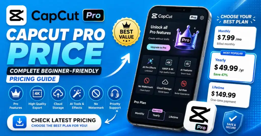 CapCut Pro Price