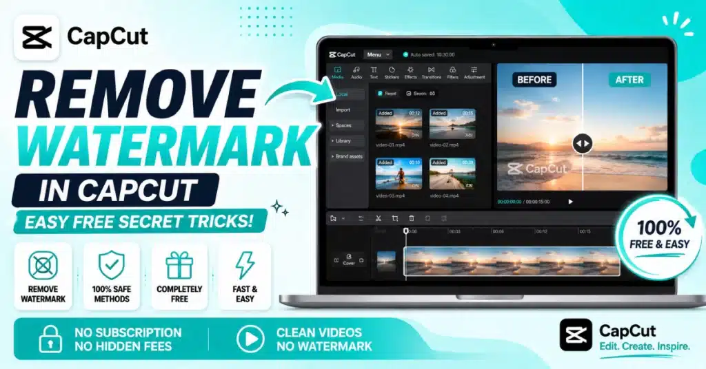 Remove Watermark in CapCut